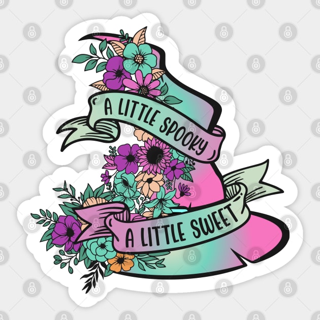 A Little Spooky Little Sweet Sticker by The WYLD Tribe